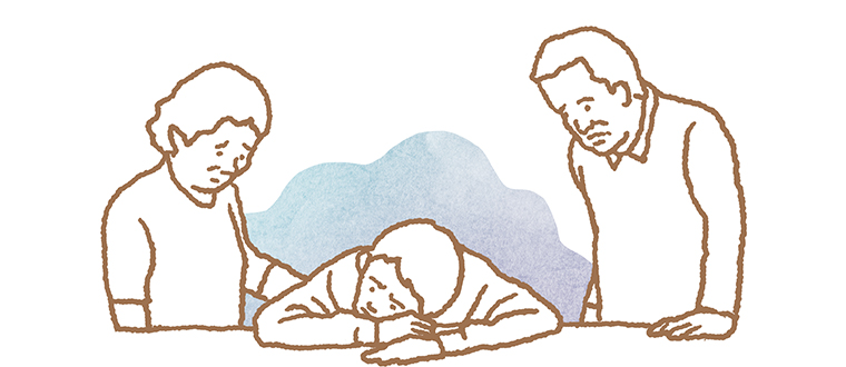 うつ症状の人へのご家族の対応について